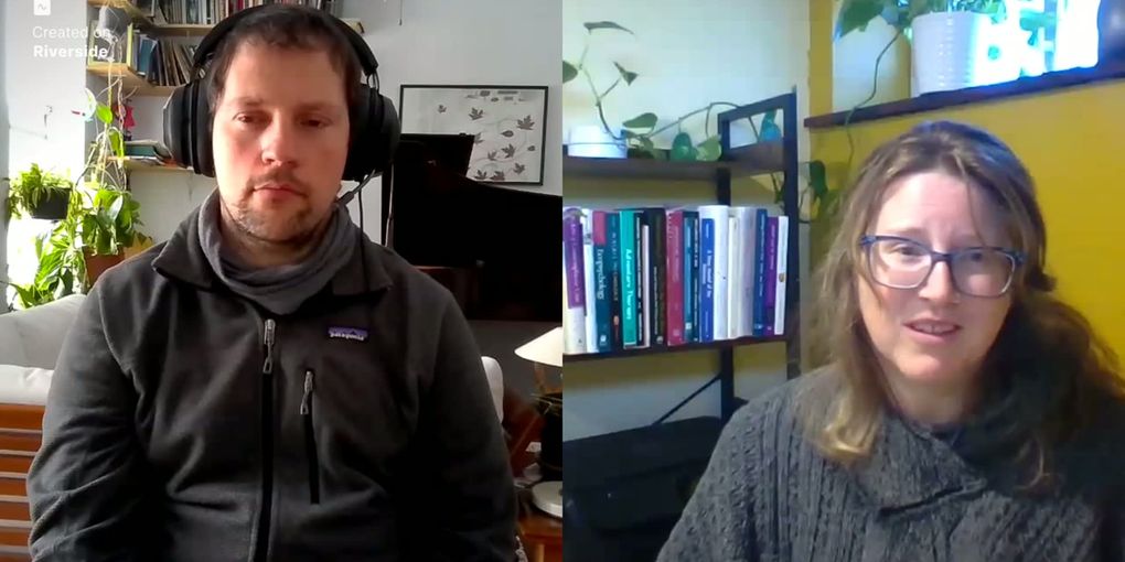David and Jackie talking
